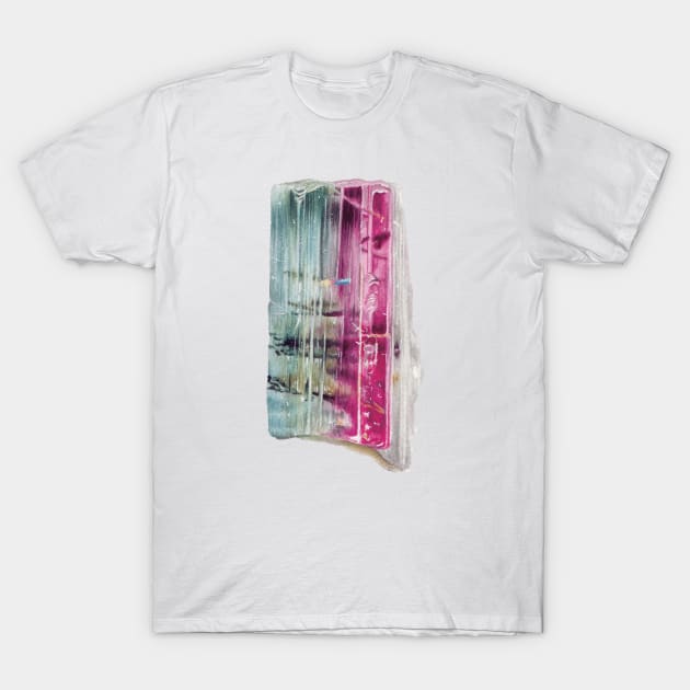 Tourmaline crystal T-Shirt by ingadrawsstuff